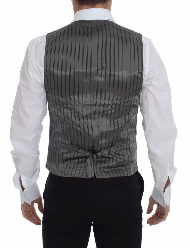 Dolce & Gabbana Grey Waistcoats for Men detail view