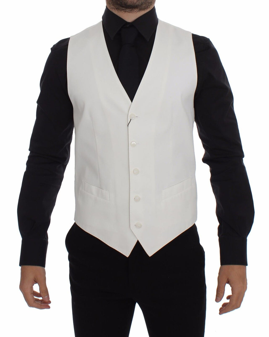 Dolce & Gabbana White Waistcoats for Men