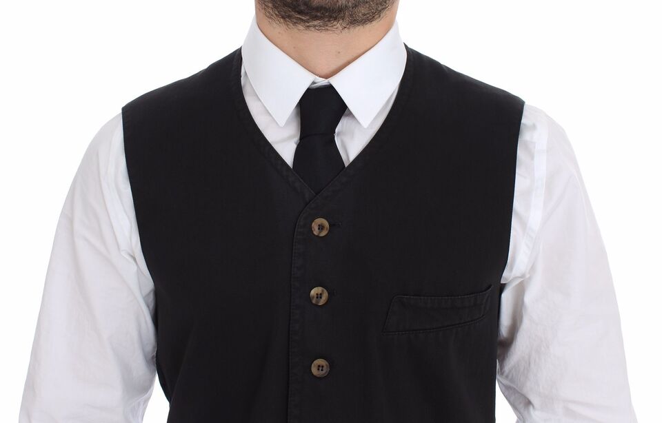 Dolce & Gabbana Black Waistcoats for Men alternate view