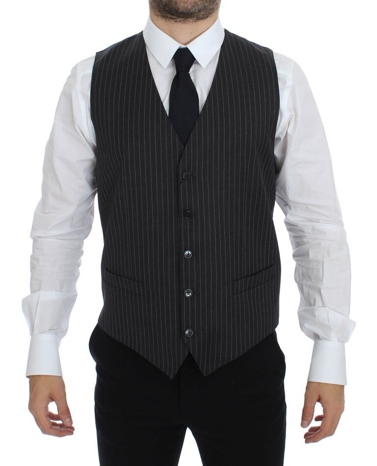 Dolce & Gabbana Grey Waistcoats for Men