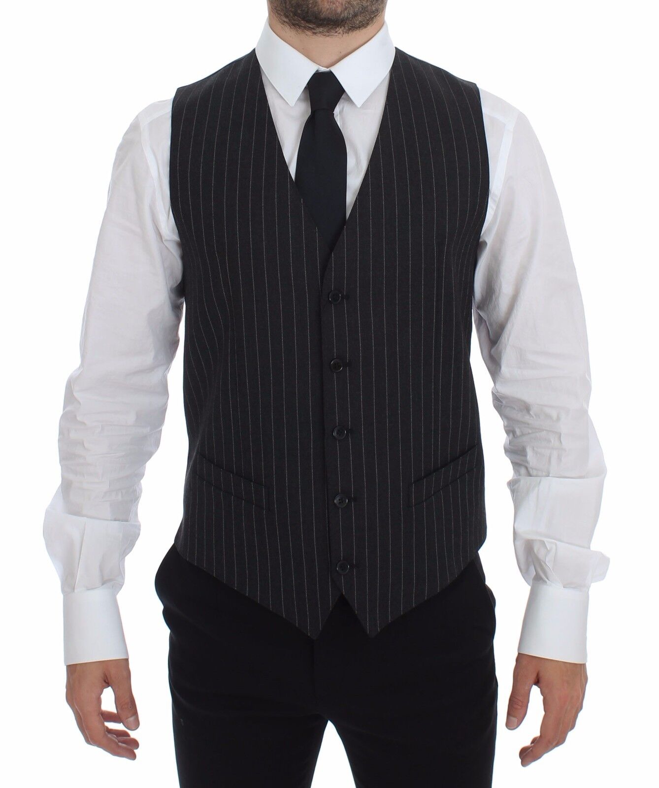 Dolce & Gabbana Grey Waistcoats for Men