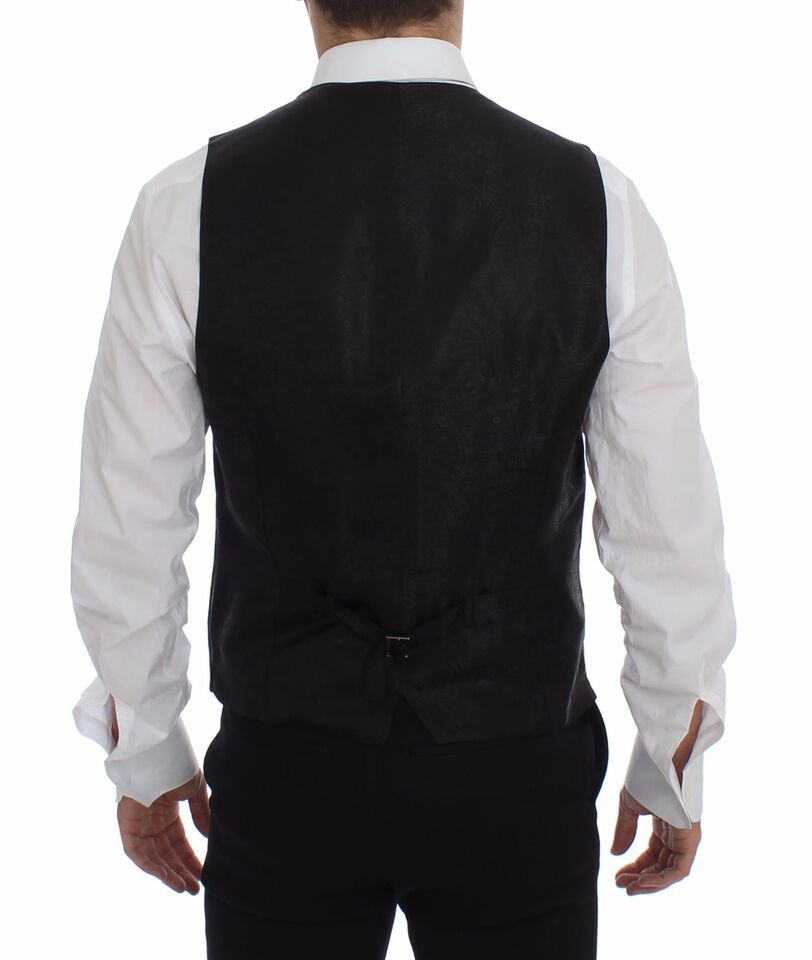 Dolce & Gabbana Black Waistcoats for Men detail view