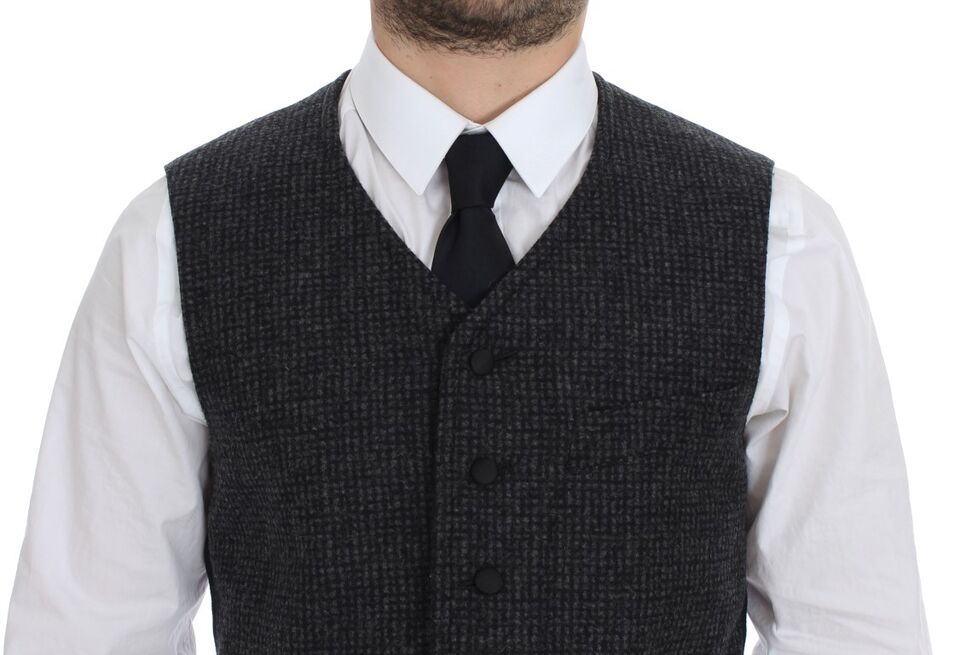 Dolce & Gabbana Grey Waistcoats for Men alternate view