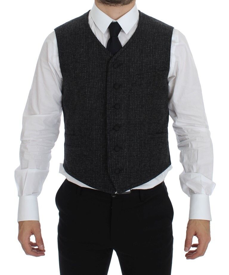 Dolce & Gabbana Grey Waistcoats for Men