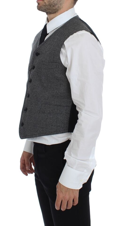 Dolce & Gabbana Grey Waistcoats for Men detail view