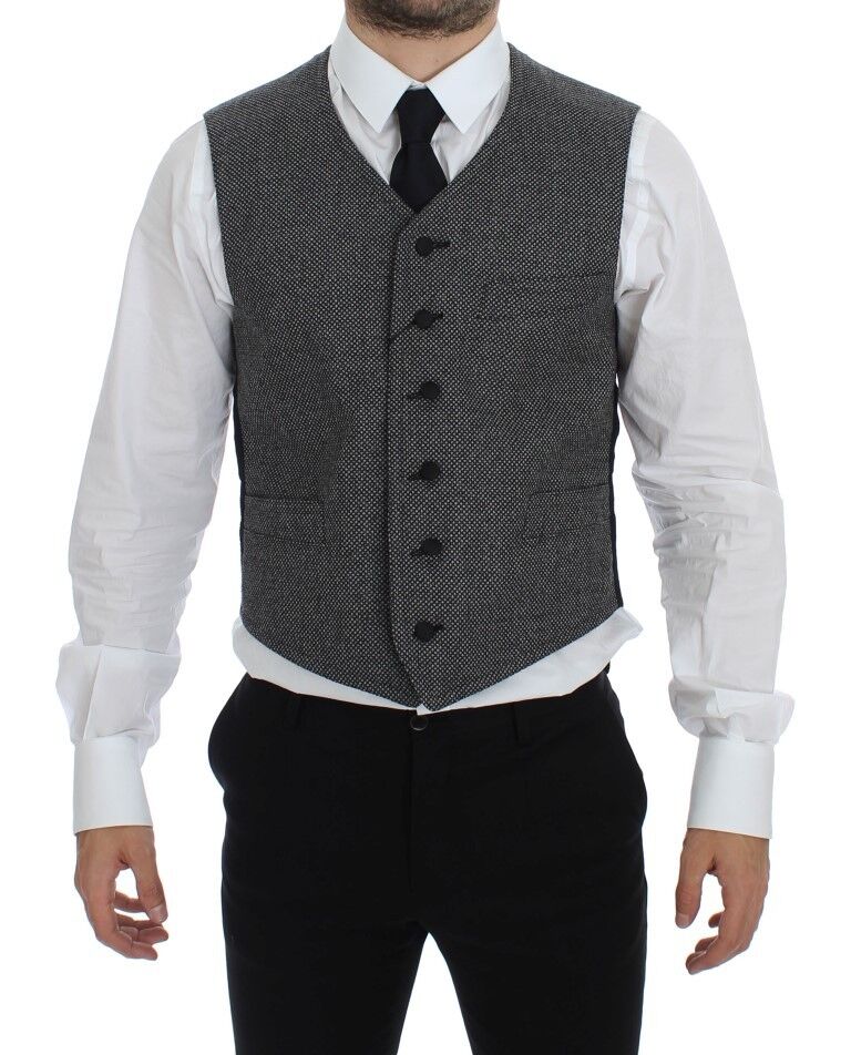 Dolce & Gabbana Grey Waistcoats for Men