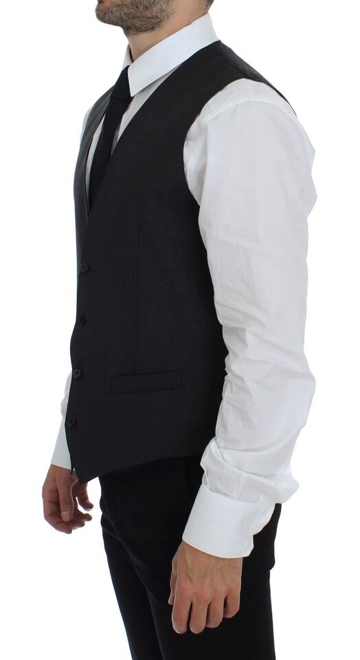 Dolce & Gabbana Grey Waistcoats for Men detail view