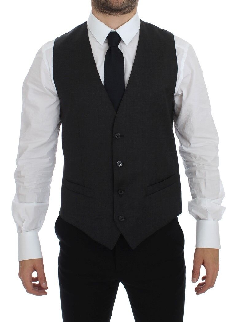 Dolce & Gabbana Grey Waistcoats for Men