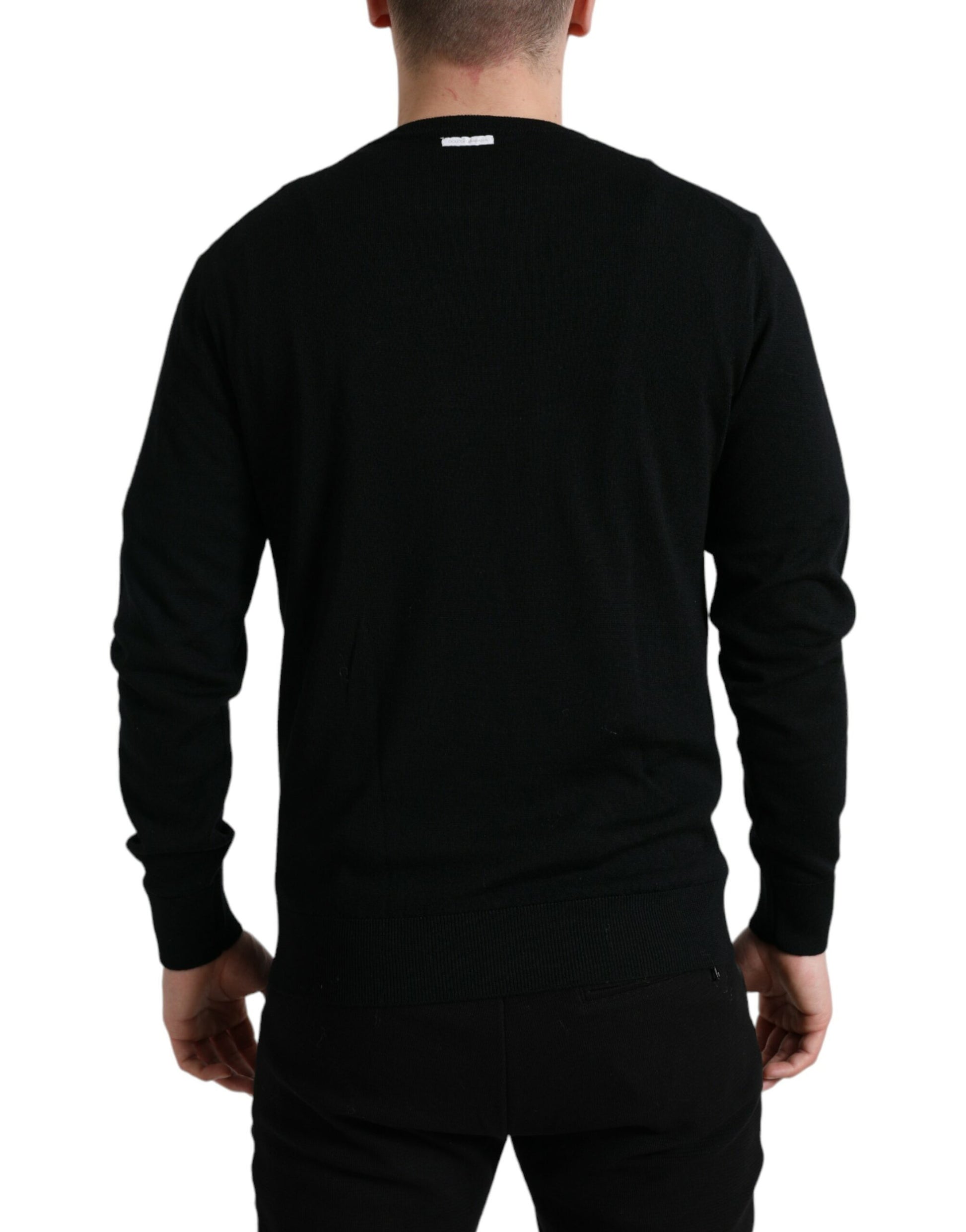 Dolce & Gabbana Black Sweatshirt for Men side view