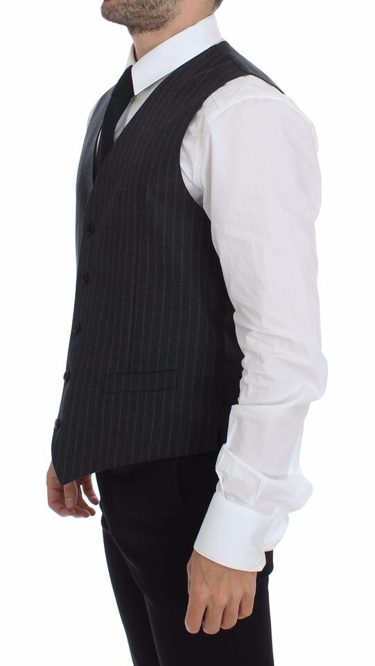 Dolce & Gabbana Grey Waistcoats for Men detail view