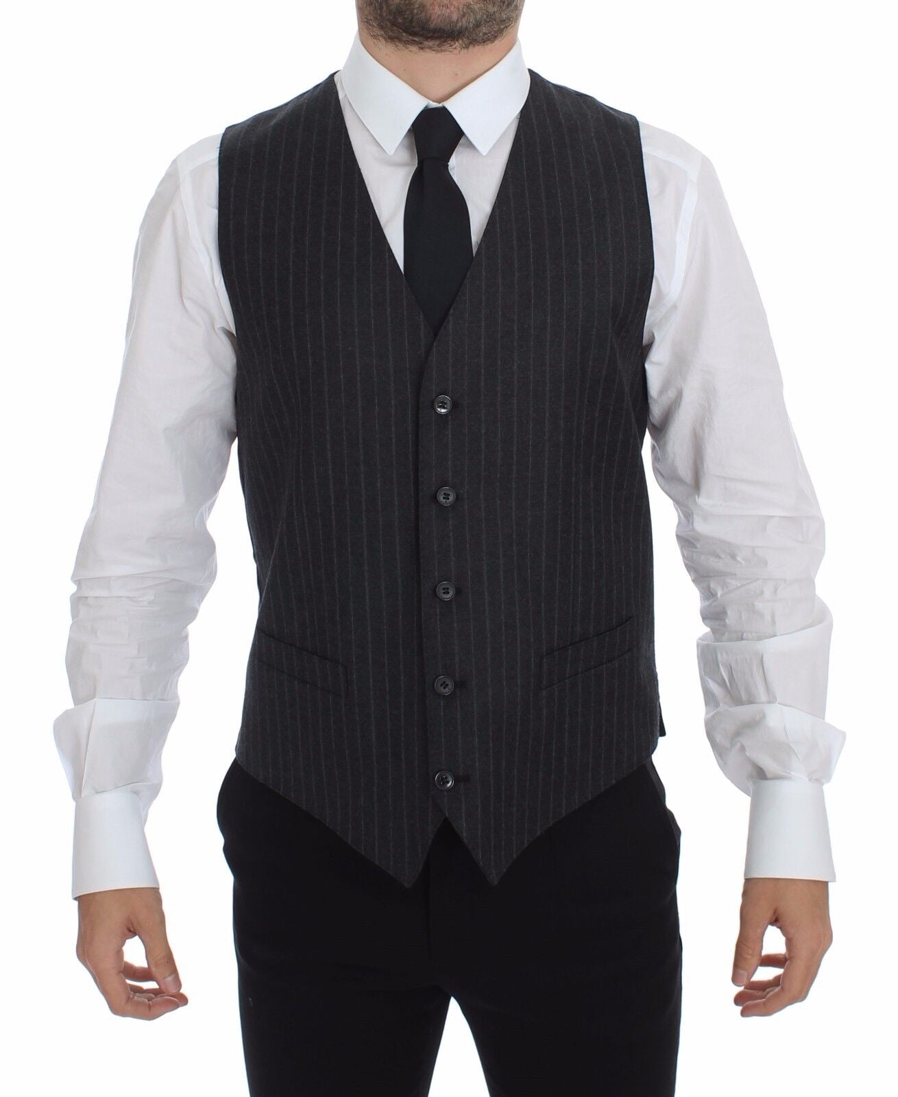 Dolce & Gabbana Grey Waistcoats for Men