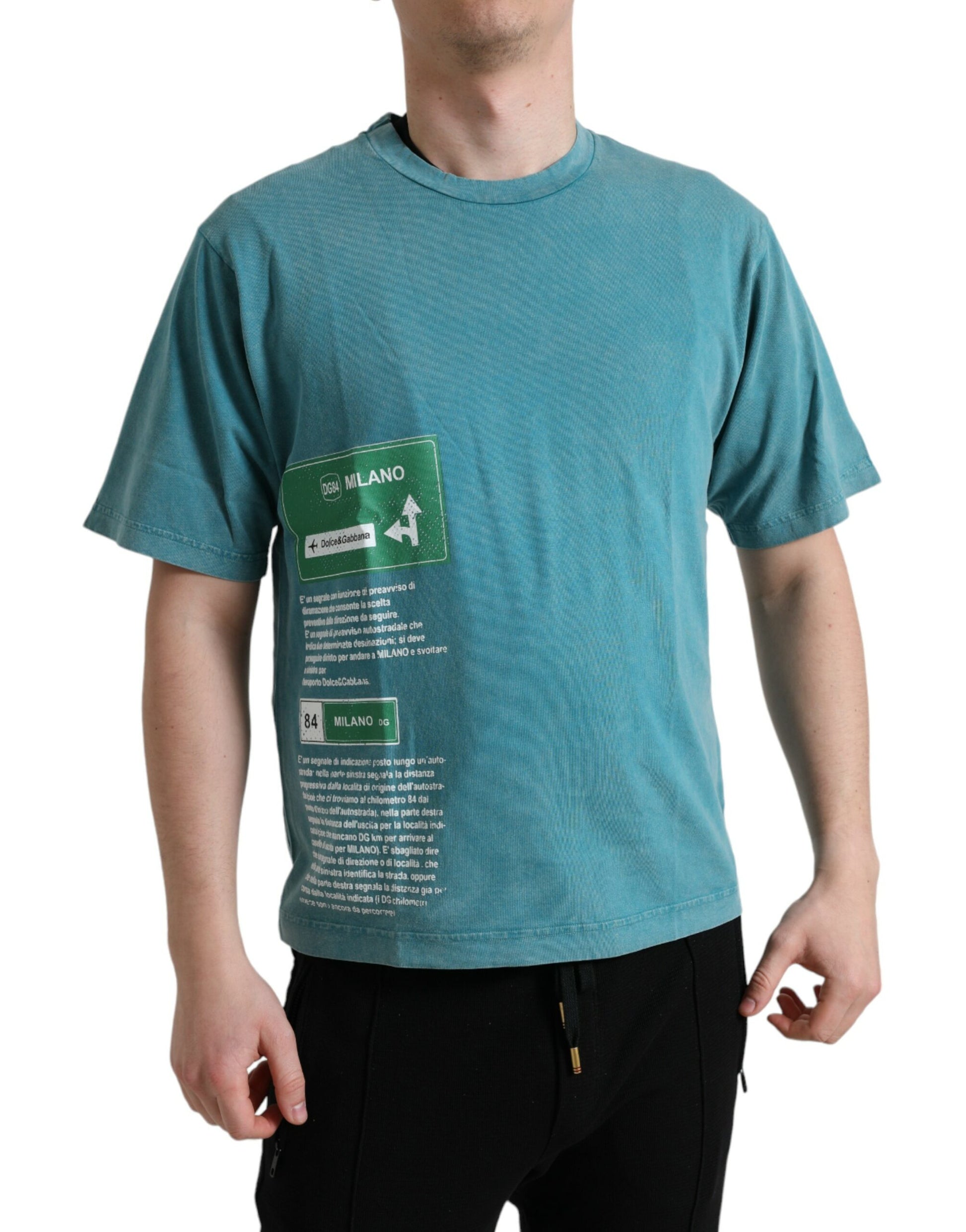 Dolce & Gabbana Blue T-Shirt for Men
