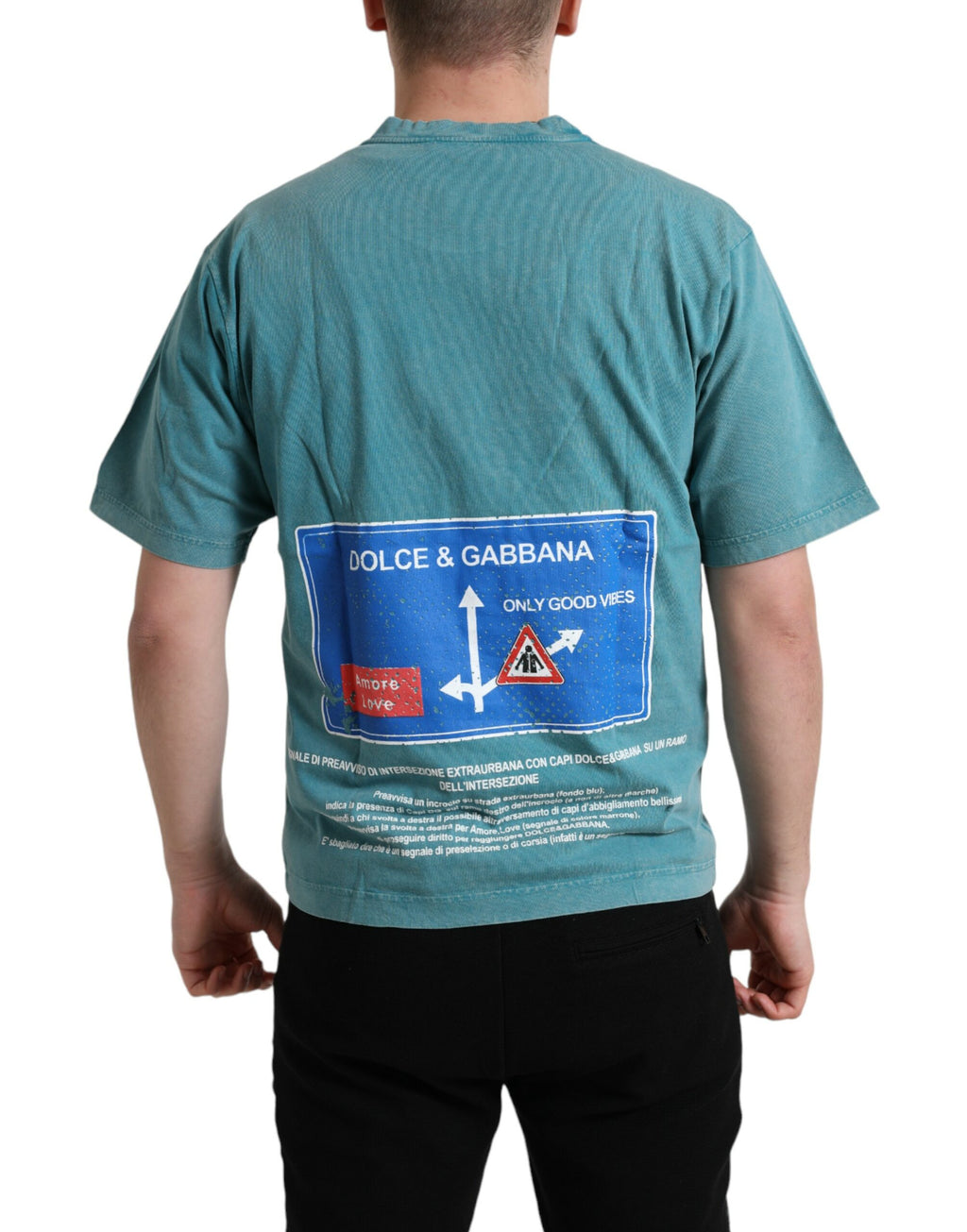 Dolce & Gabbana Blue T-Shirt for Men additional view