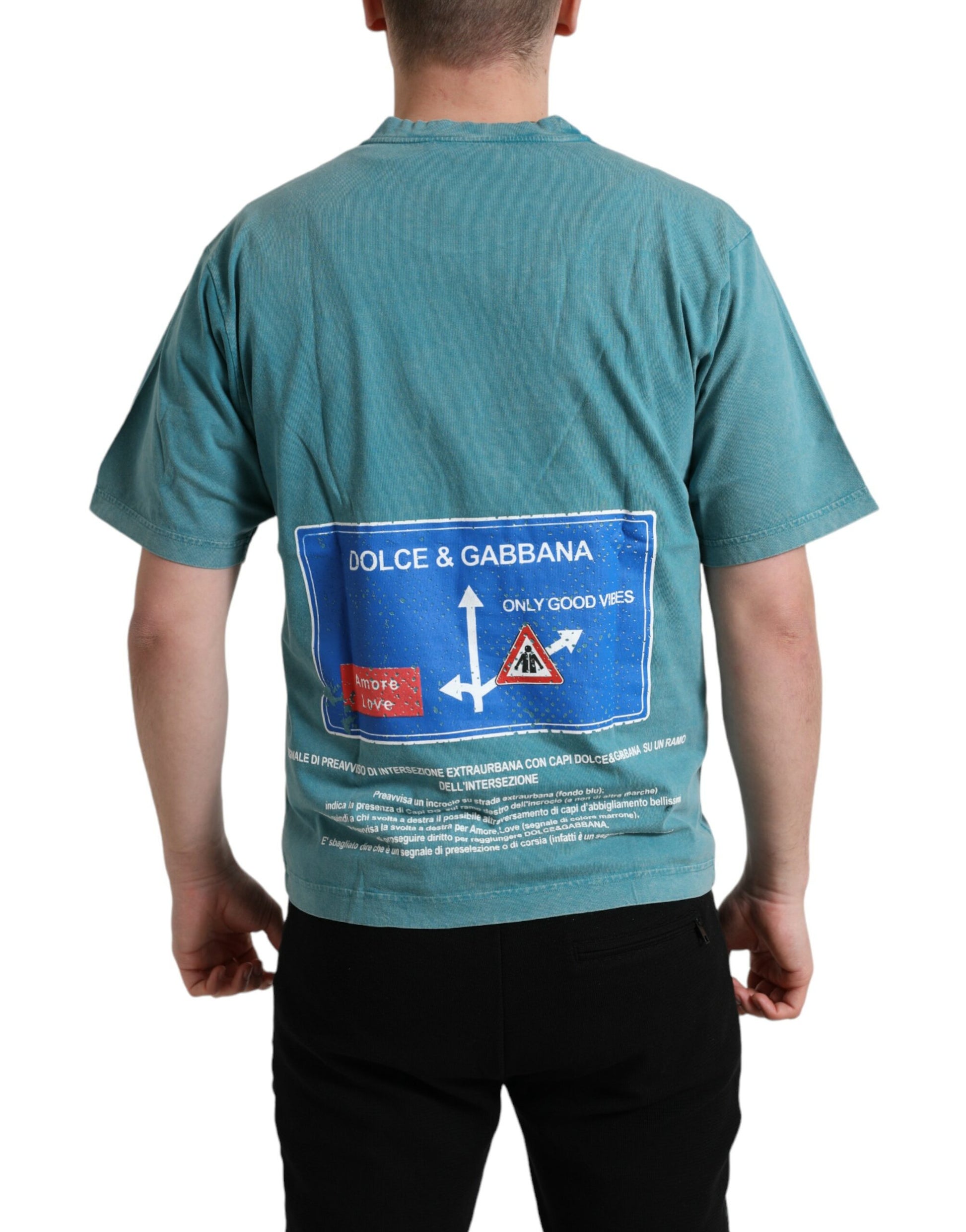 Dolce & Gabbana Blue T-Shirt for Men additional view