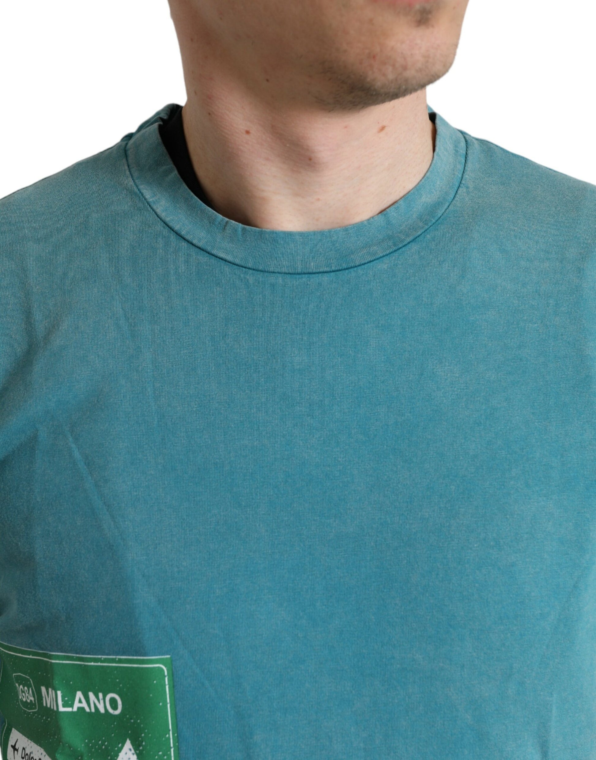 Dolce & Gabbana Blue T-Shirt for Men alternate view