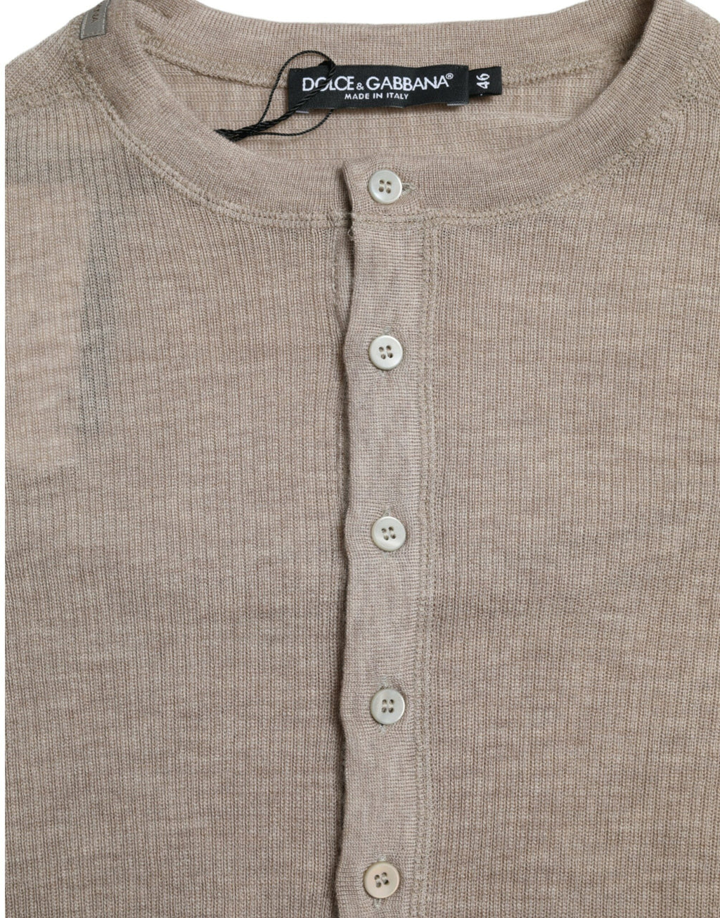 Dolce & Gabbana Beige Cashmere for Men detail view