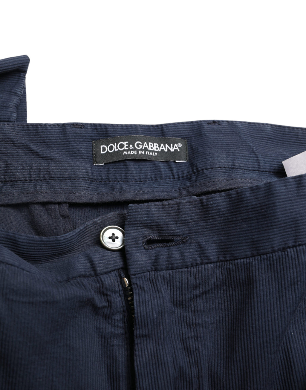 Dolce & Gabbana Blue Dress Pants for Men side view