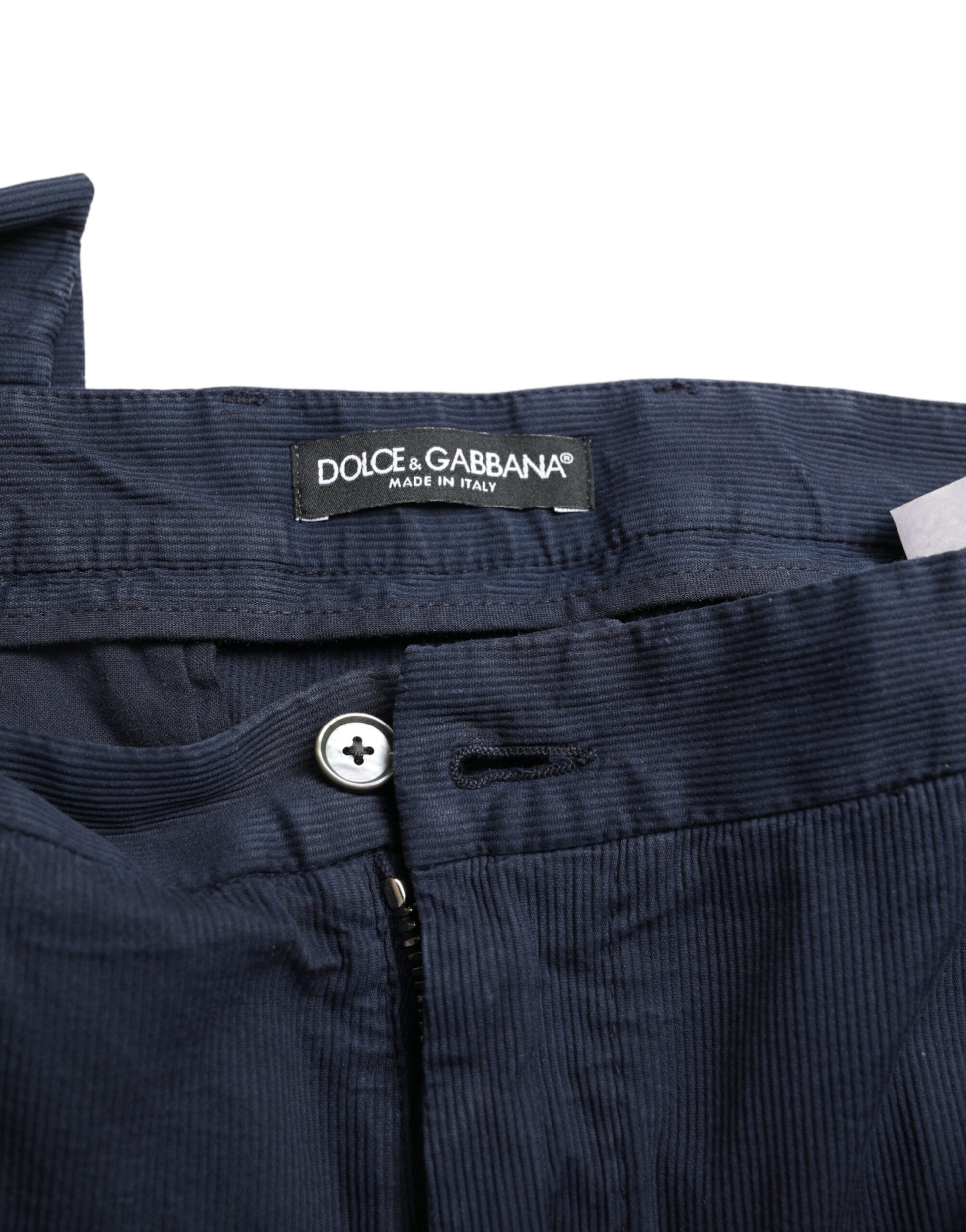 Dolce & Gabbana Blue Dress Pants for Men side view