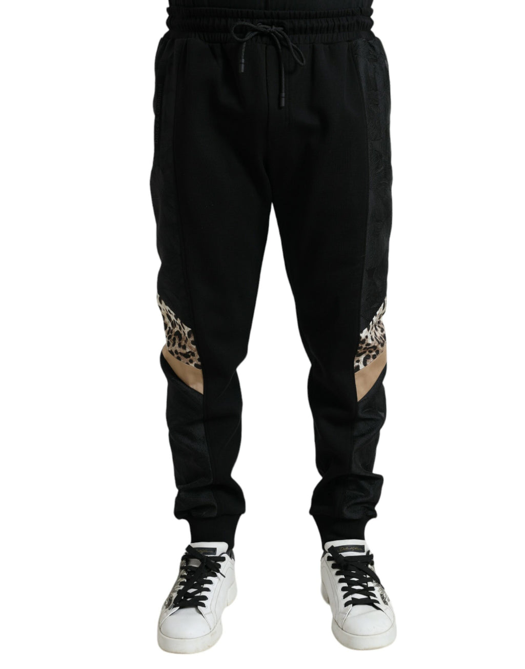 Dolce & Gabbana Black Athletic Pants for Men