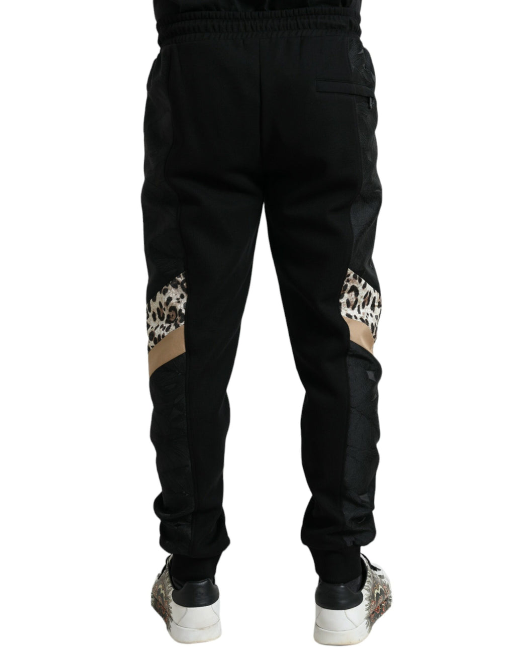 Dolce & Gabbana Black Athletic Pants for Men detail view