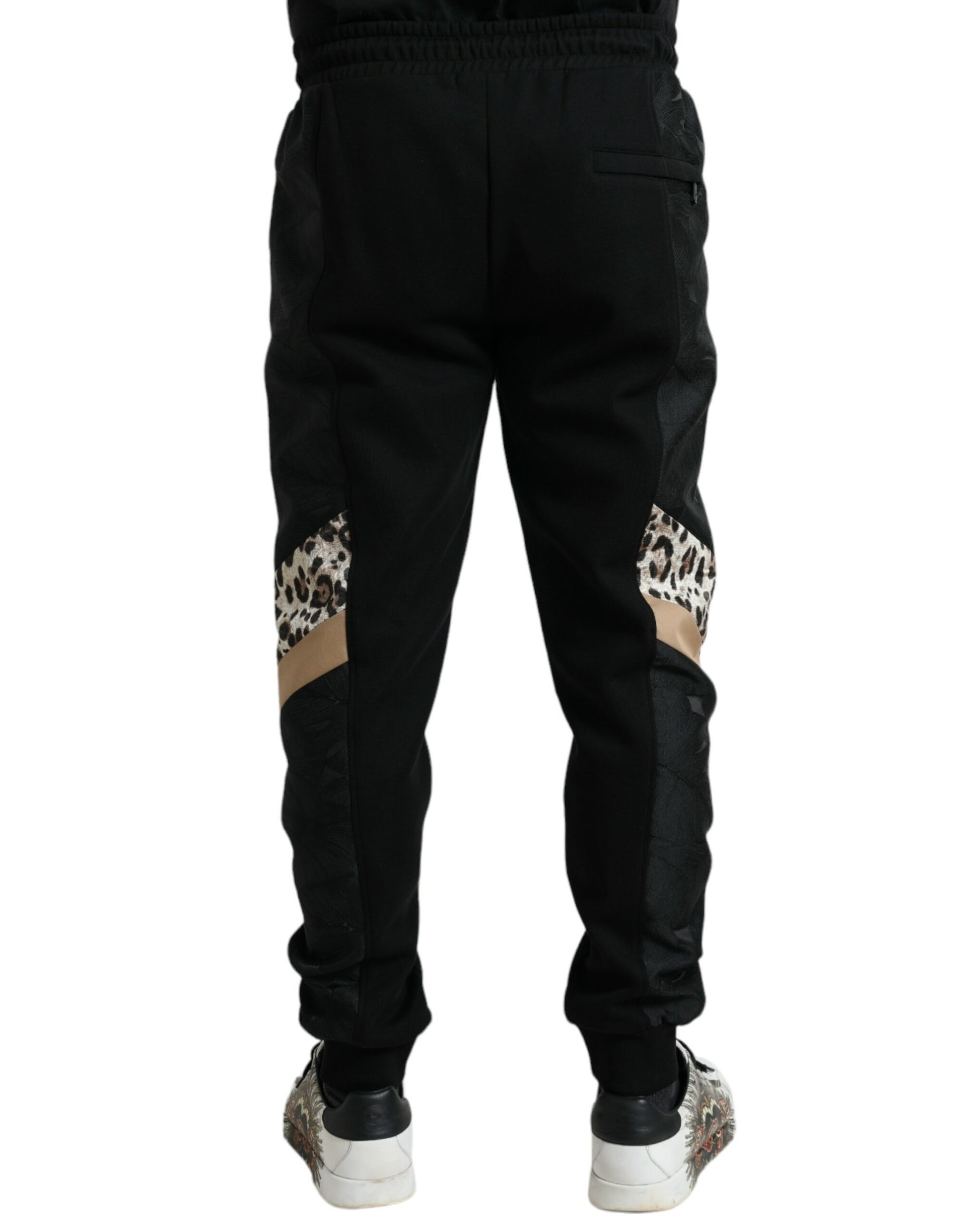 Dolce & Gabbana Black Athletic Pants for Men detail view