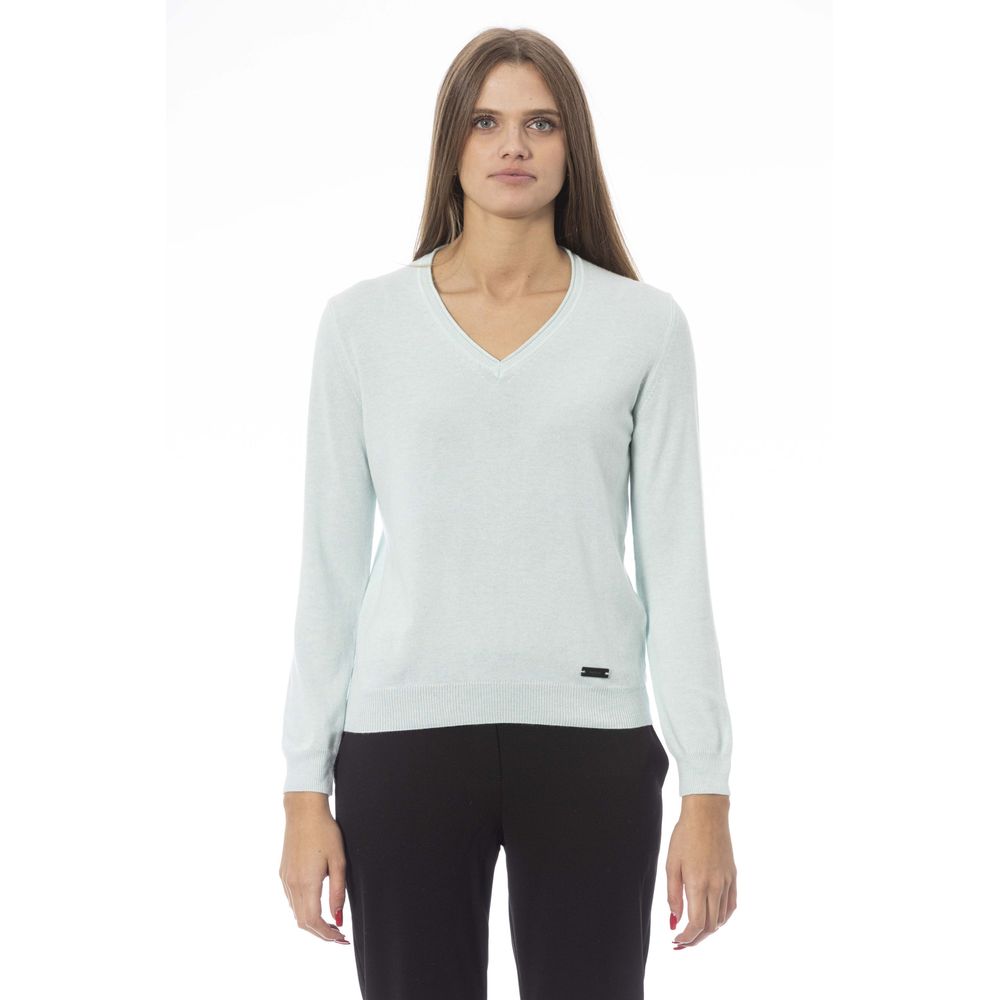 Baldinini Trend Blue Sweatshirt for Women