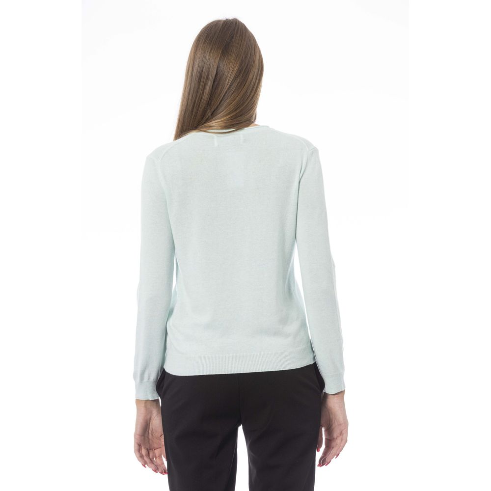 Baldinini Trend Blue Sweatshirt for Women detail view