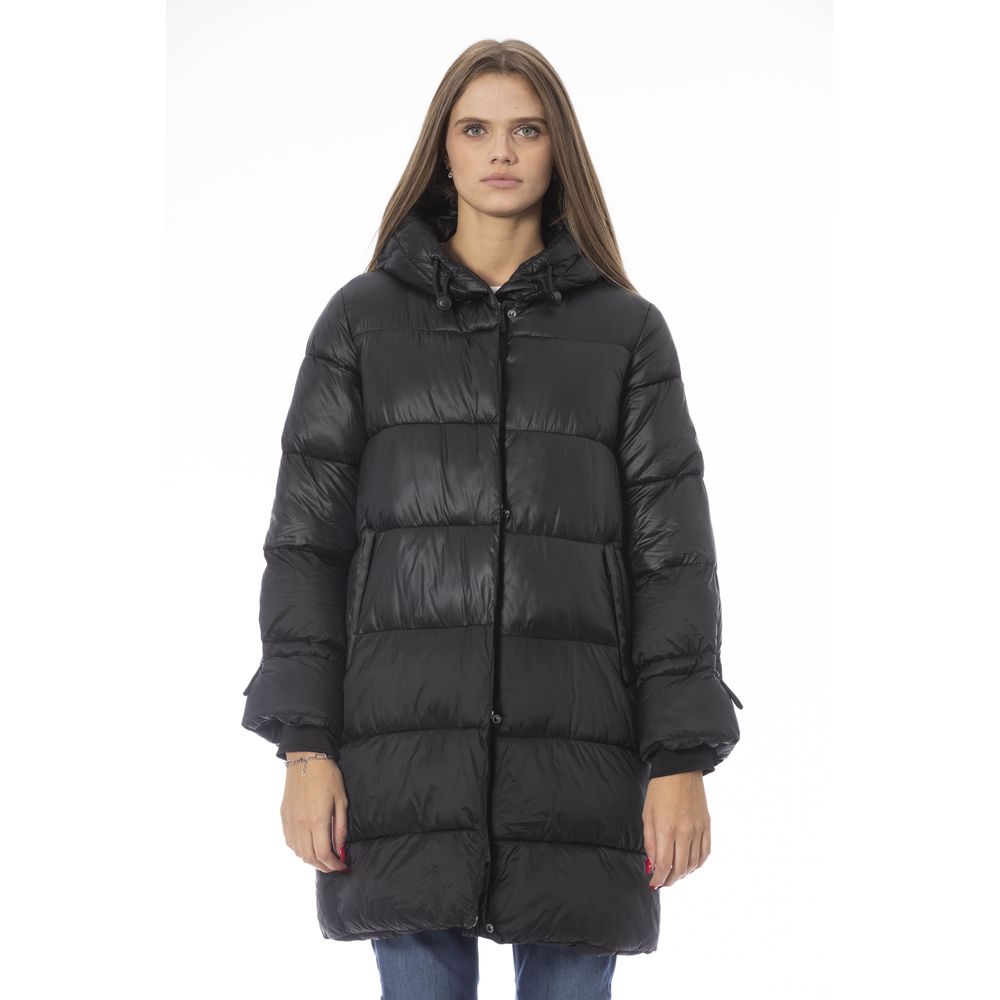 Baldinini Trend Black Full Length Jacket for Women