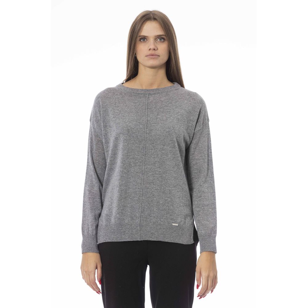 Baldinini Trend Grey Sweatshirt for Women