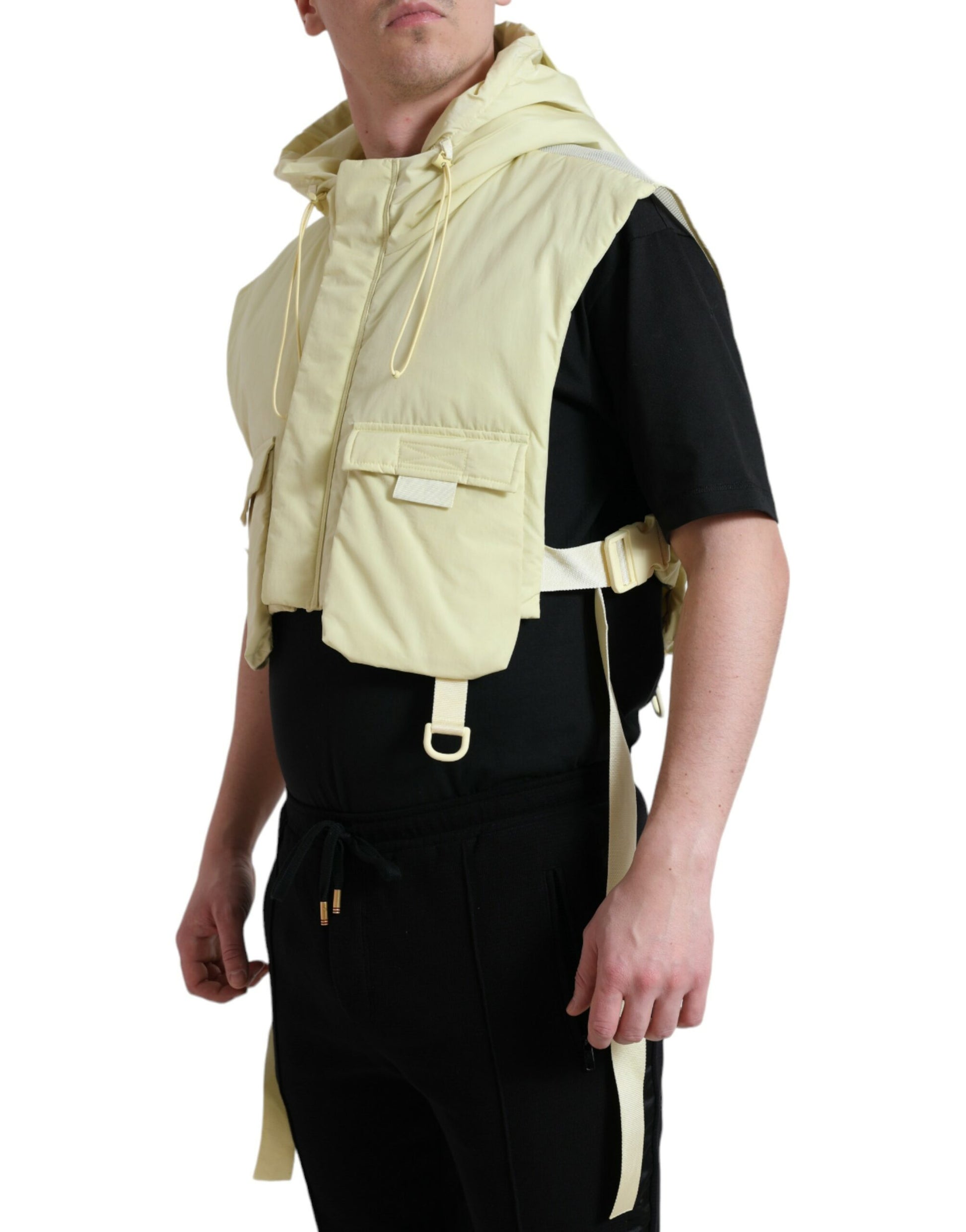 Dolce & Gabbana Yellow Sleeveless Jacket for Men alternate view
