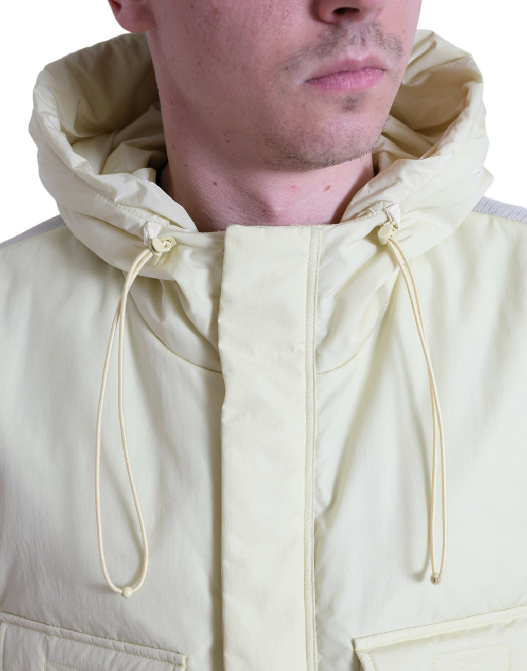 Dolce & Gabbana Yellow Sleeveless Jacket for Men side view