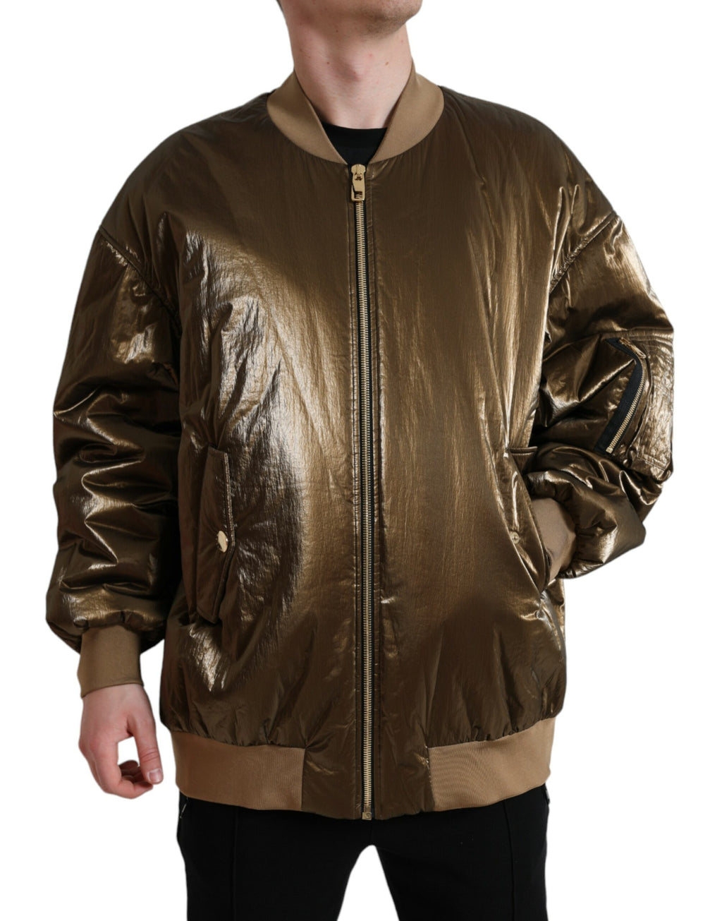 Dolce & Gabbana Brown Bomber for Men