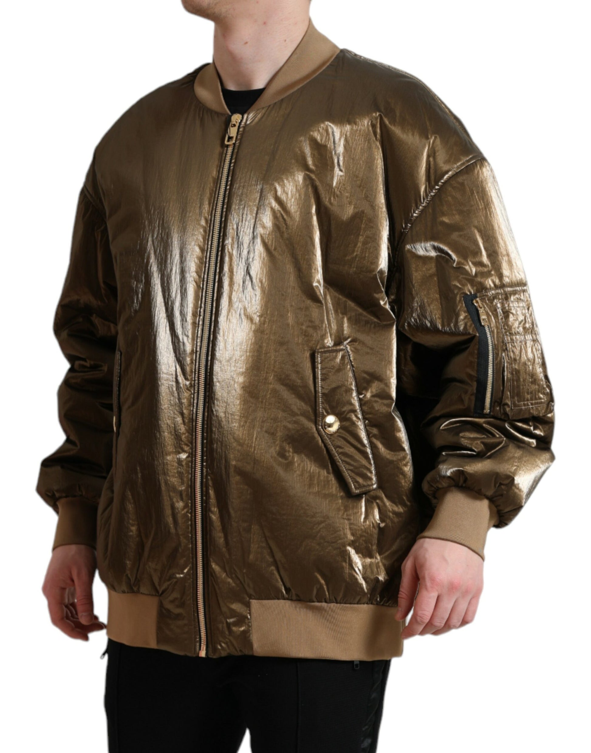 Dolce & Gabbana Brown Bomber for Men alternate view