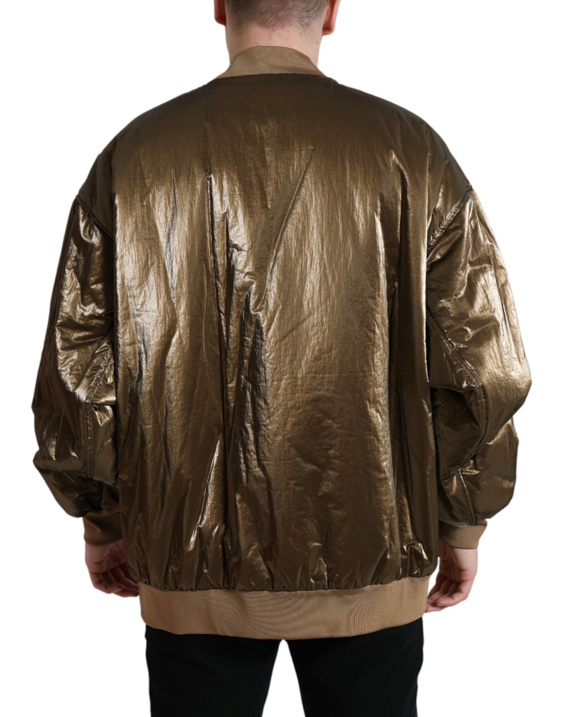 Dolce & Gabbana Brown Bomber for Men detail view