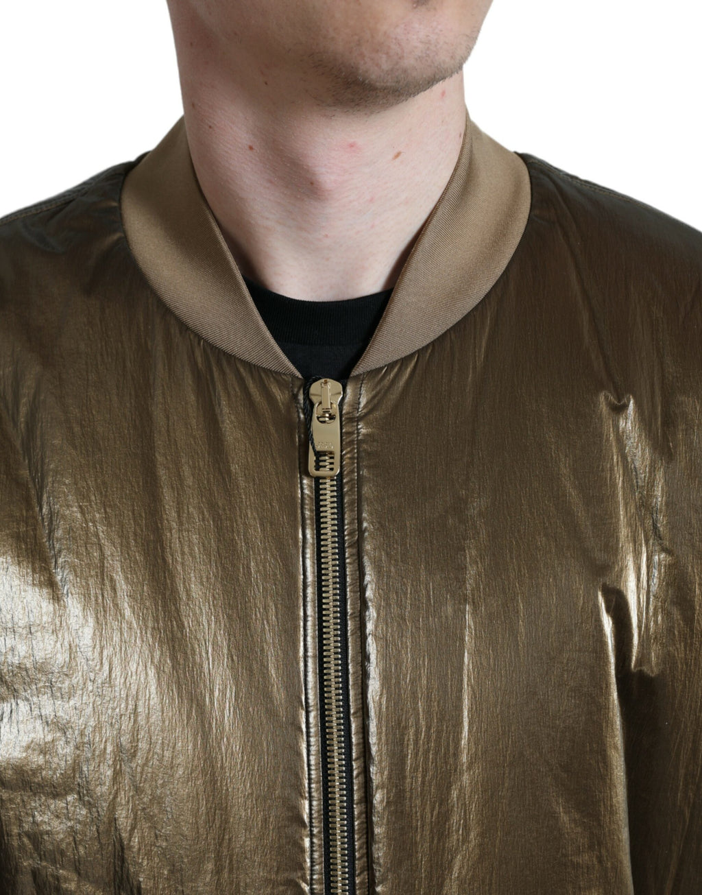 Dolce & Gabbana Brown Bomber for Men side view