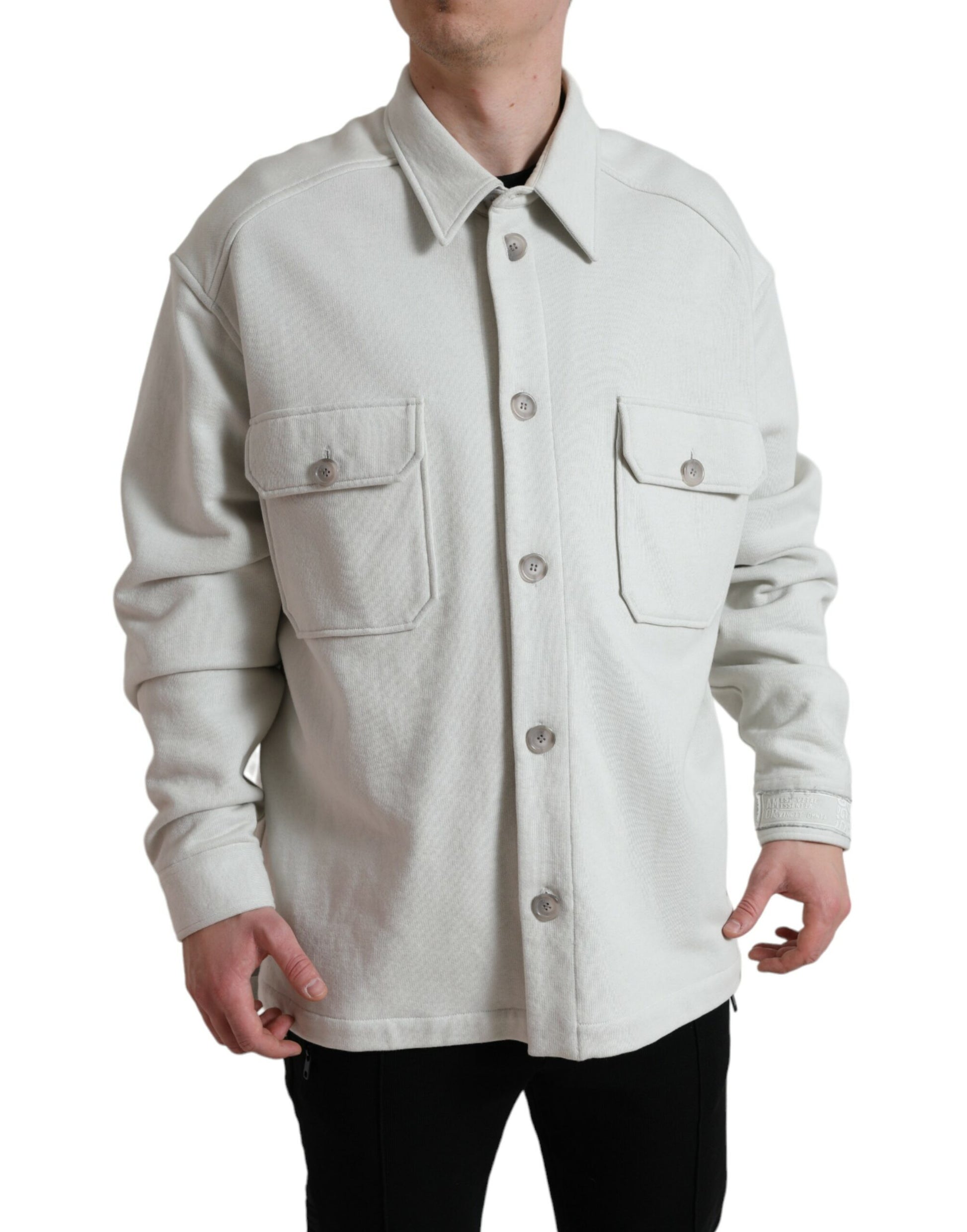 Dolce & Gabbana Grey Coat for Men