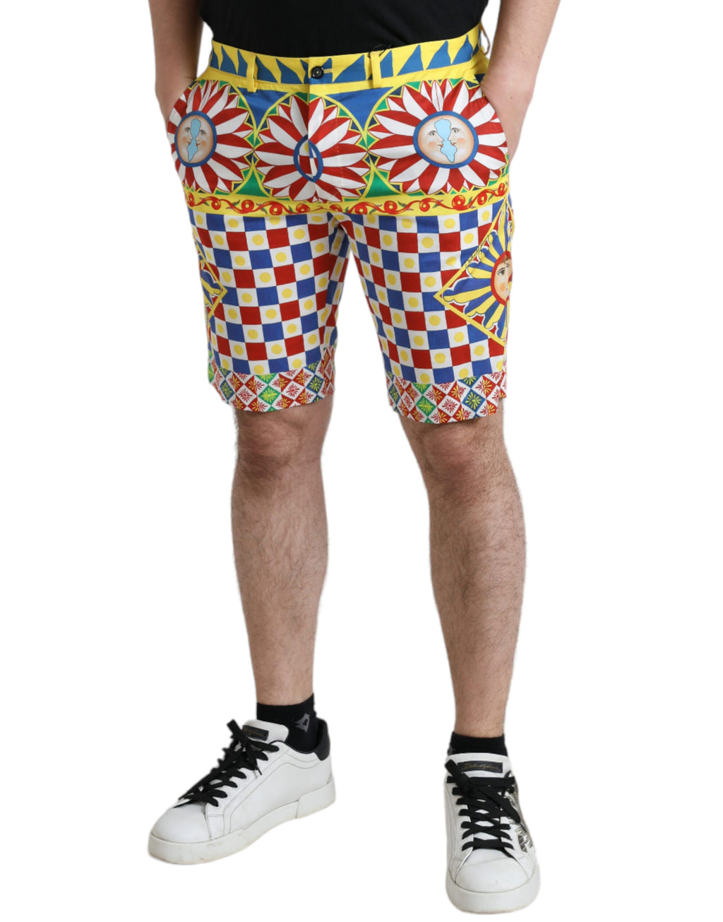 Dolce & Gabbana Multicolor Bermuda for Men detail view