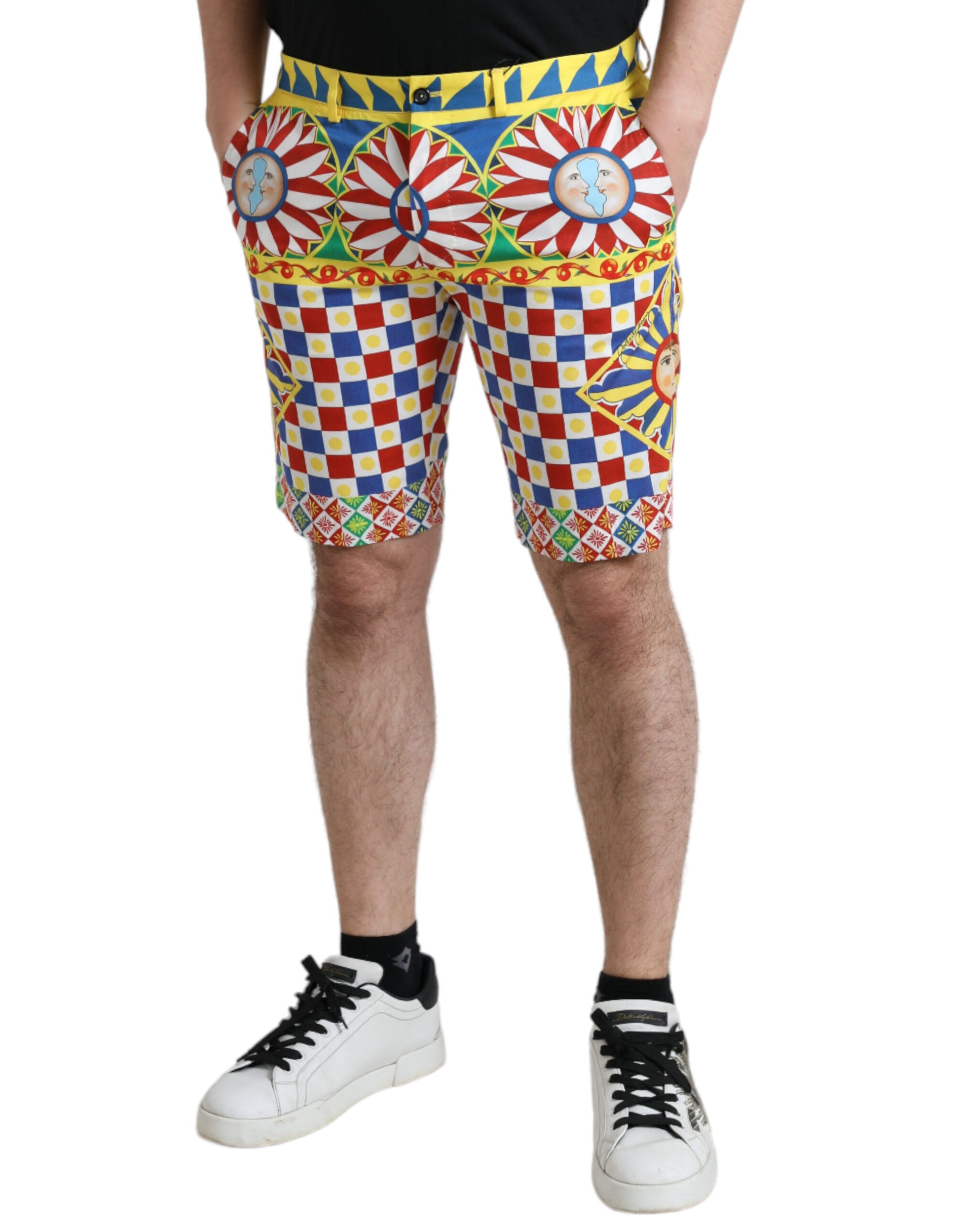 Dolce & Gabbana Multicolor Bermuda for Men detail view