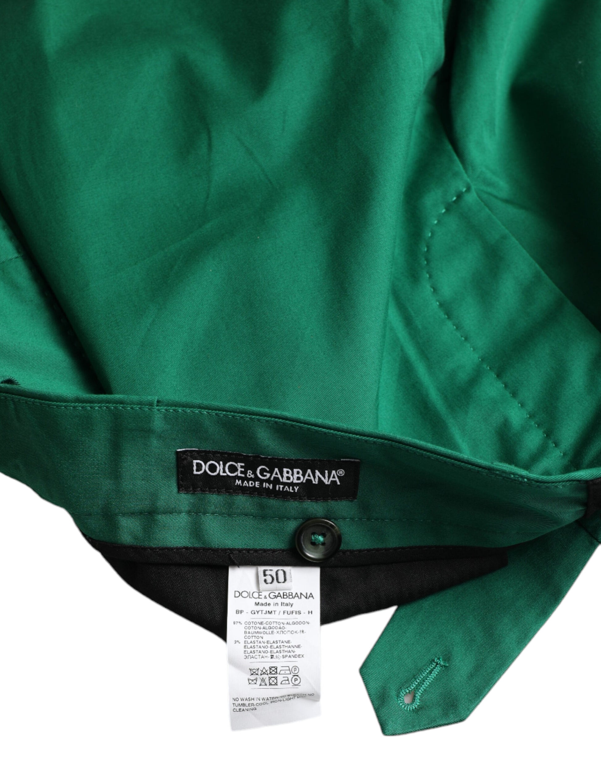 Dolce & Gabbana Green Bermuda for Men side view