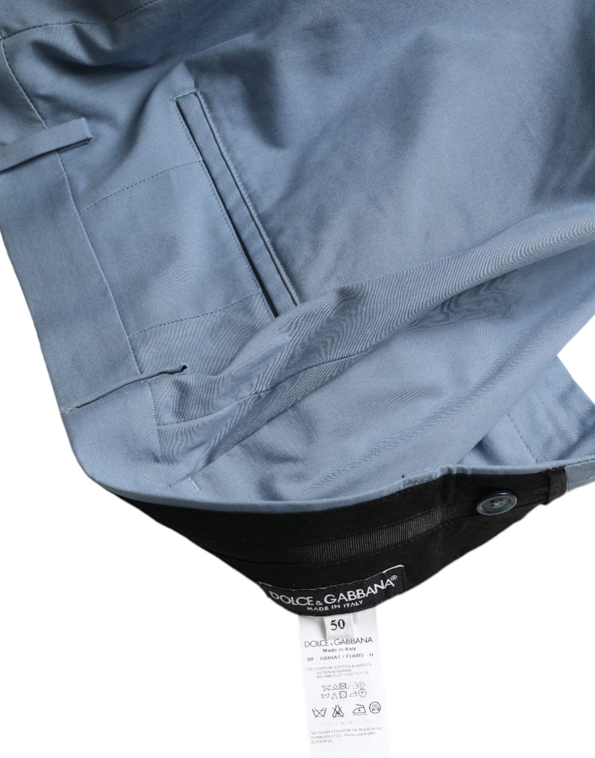 Dolce & Gabbana Blue Bermuda for Men side view