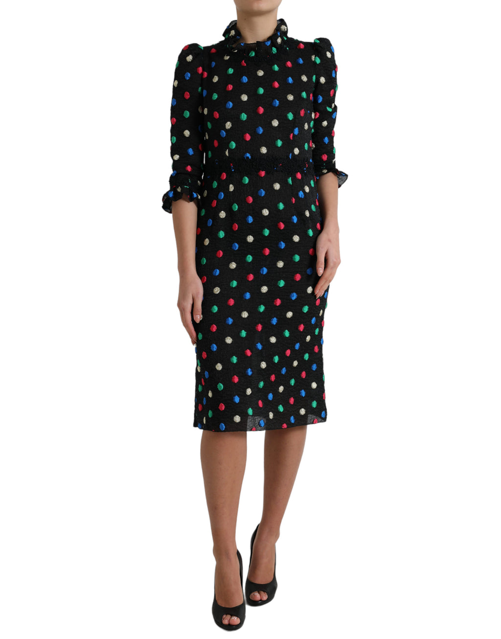 Dolce & Gabbana Black Midi Dress for Women
