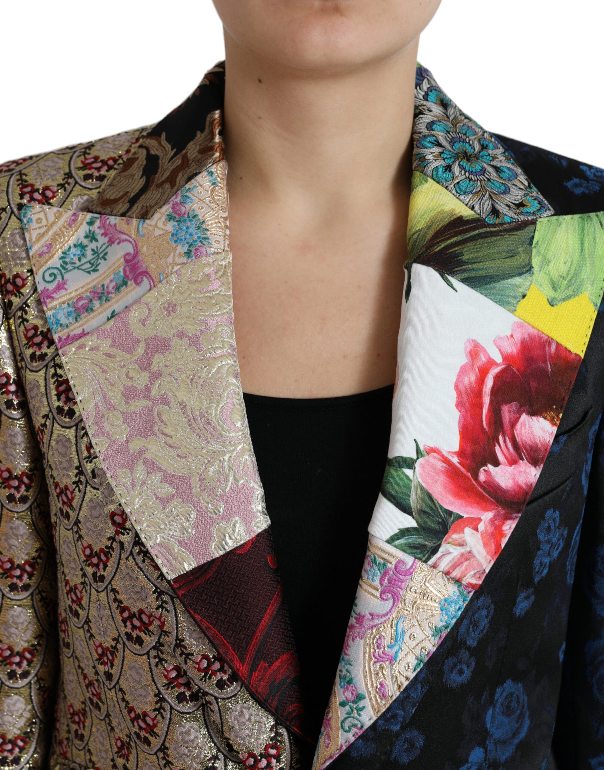 Dolce & Gabbana Multicolor Blazer for Women side view