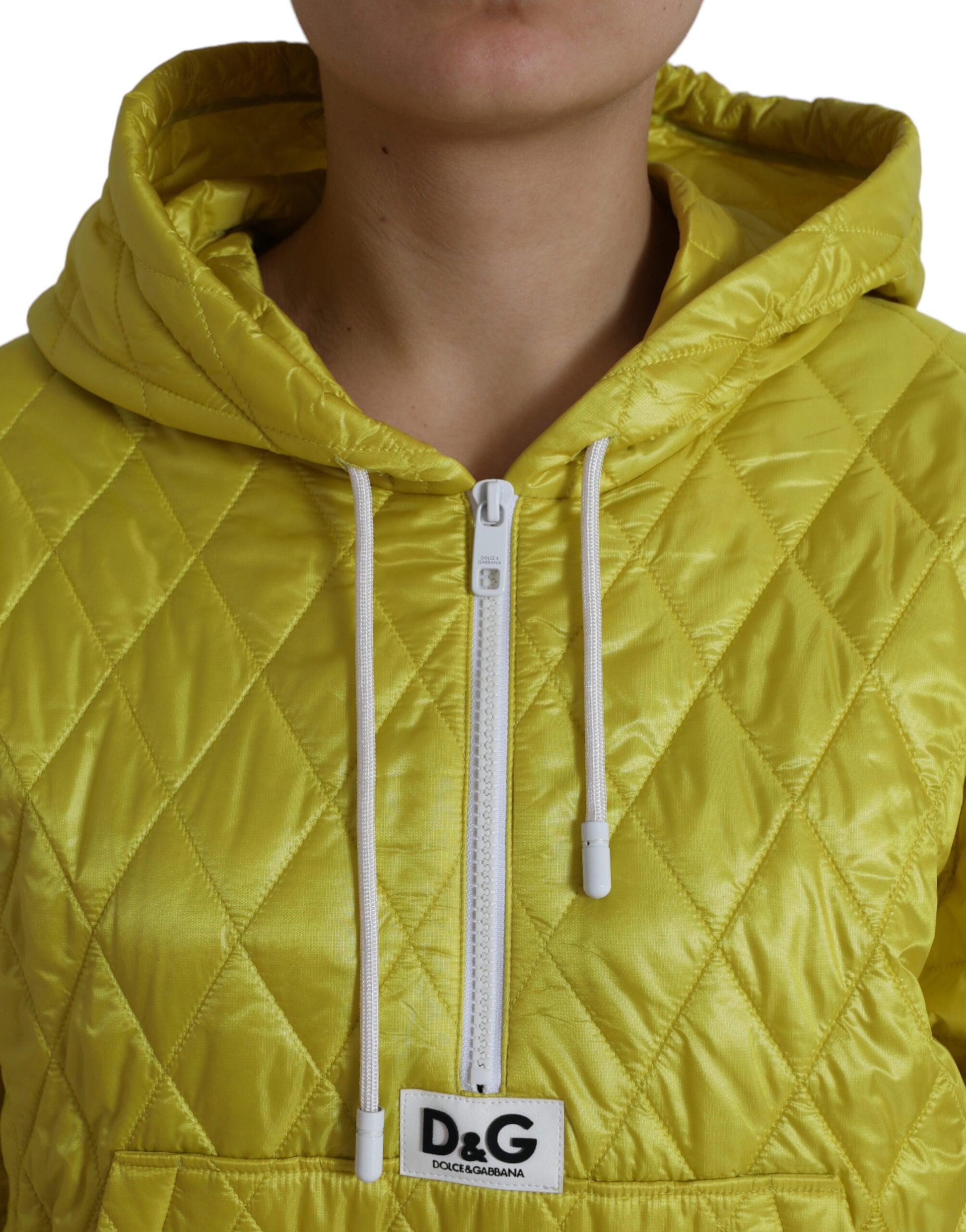 Dolce & Gabbana Yellow Bomber for Women side view