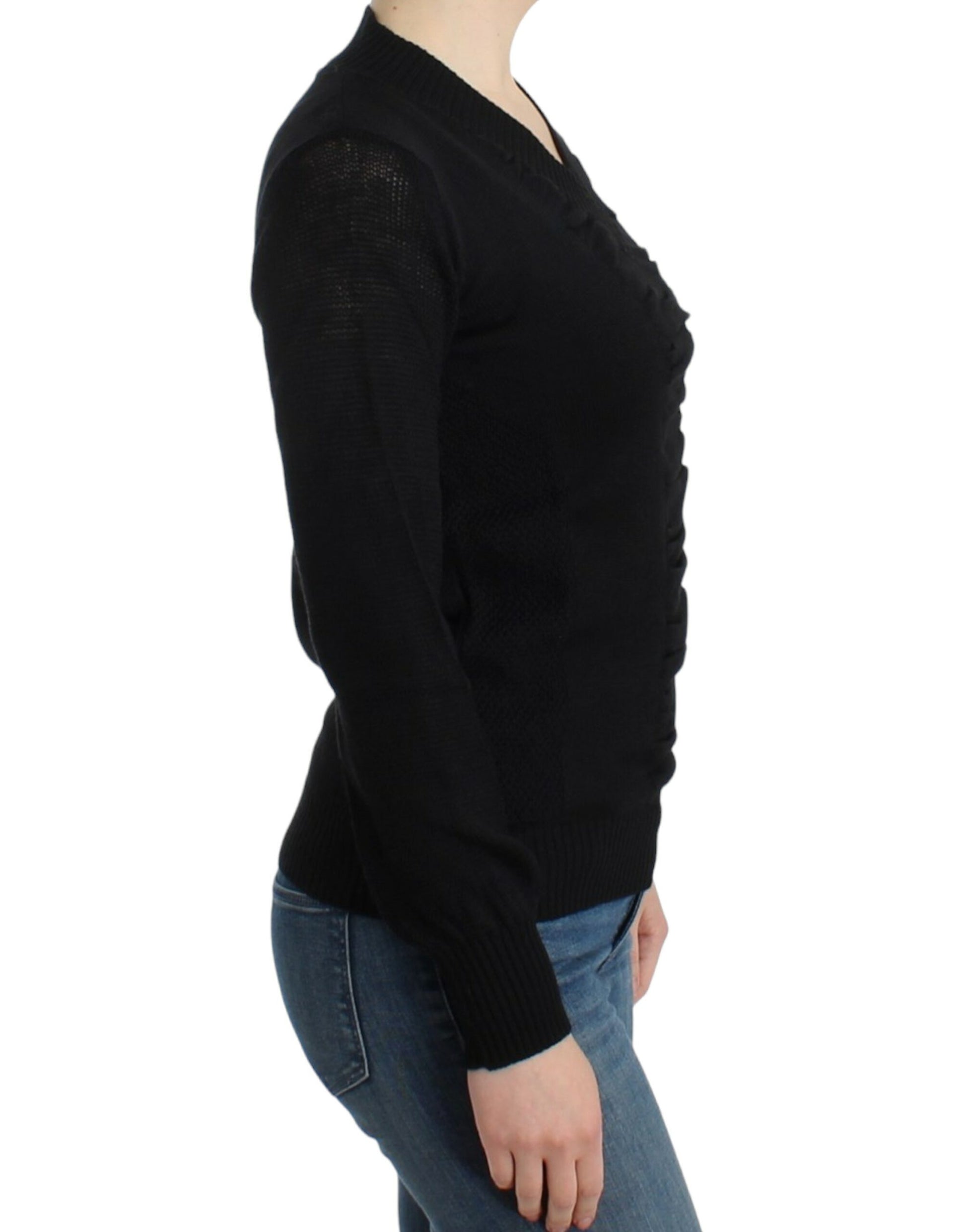 Costume National Black Sweatshirt for Women side view