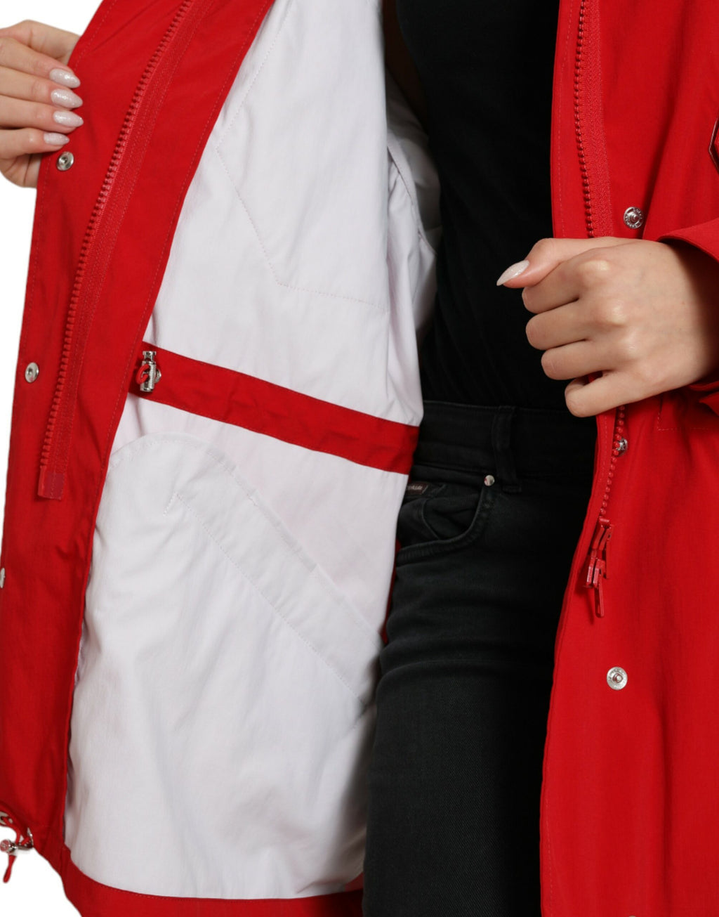 Dolce & Gabbana Red Rain Coats for Women additional view
