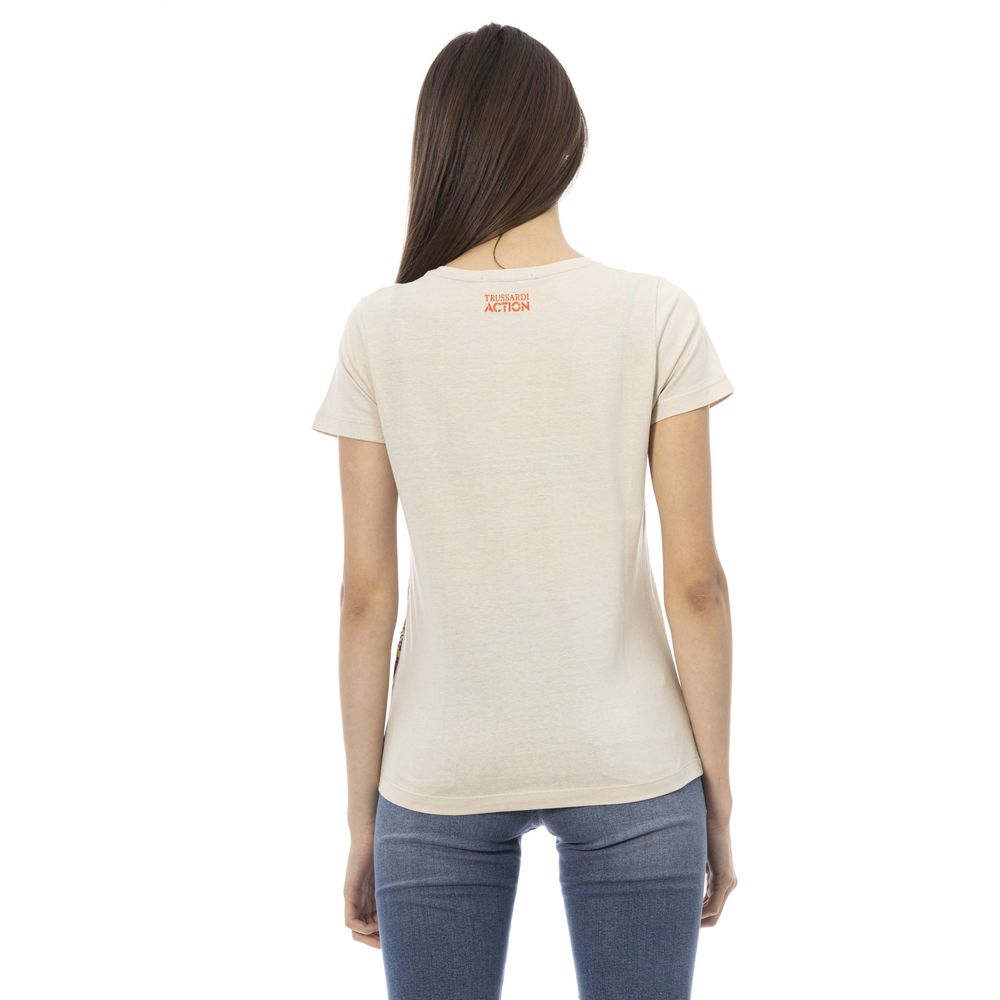 Trussardi Action Beige T-Shirt for Women detail view