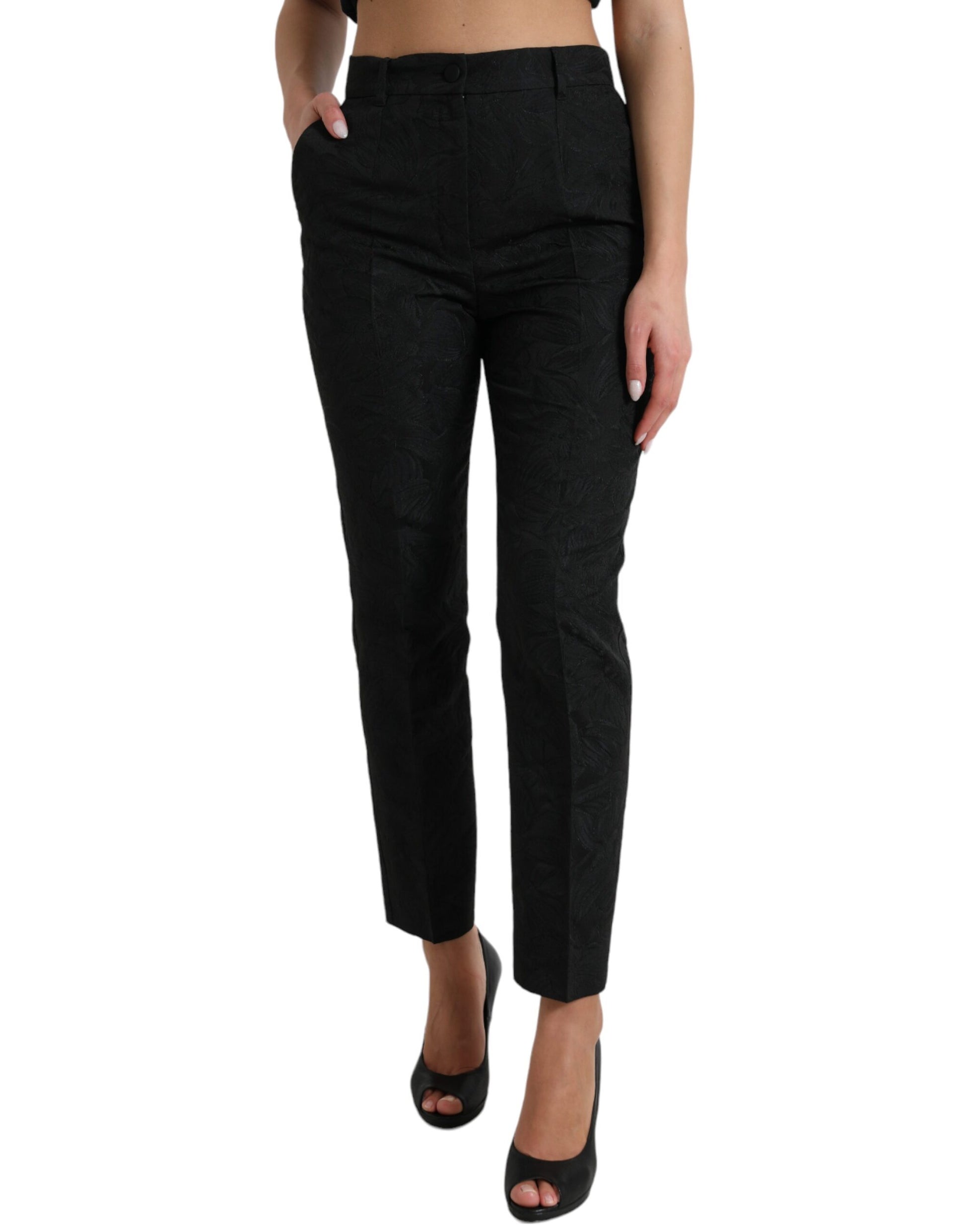 Dolce & Gabbana Black Casual Pants for Women