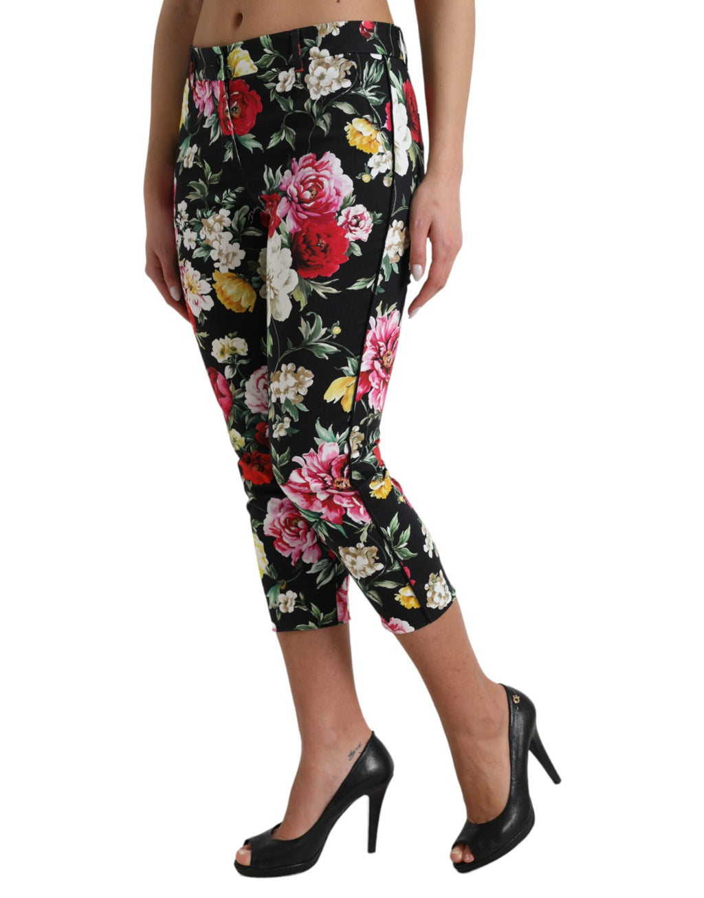 Dolce & Gabbana Black Cropped Pants for Women alternate view
