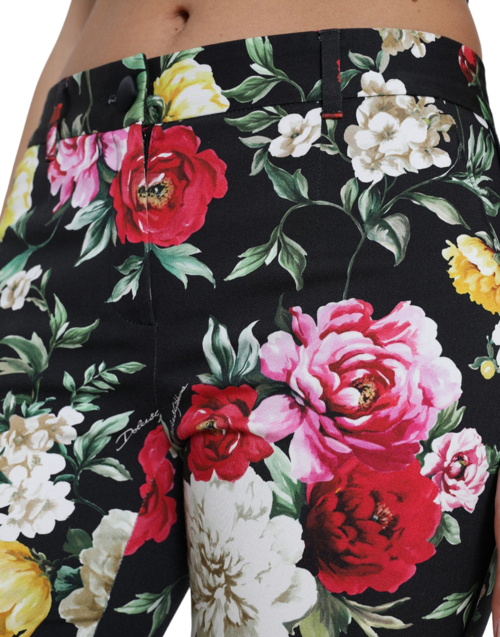 Dolce & Gabbana Black Cropped Pants for Women additional view