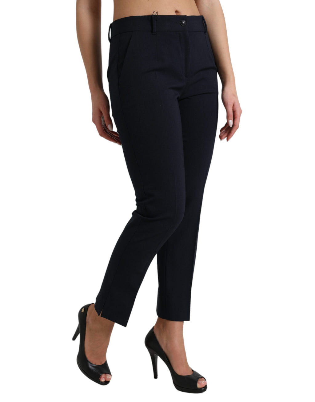 Dolce & Gabbana Blue Cropped Pants for Women alternate view